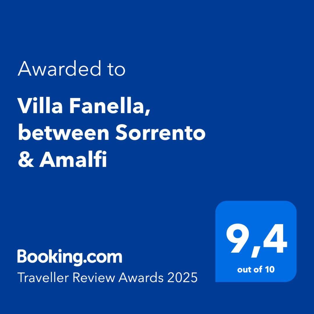 Villa Fanella, Independent House Between Sorrento & Amalfi Пьяно-ди-Сорренто Экстерьер фото